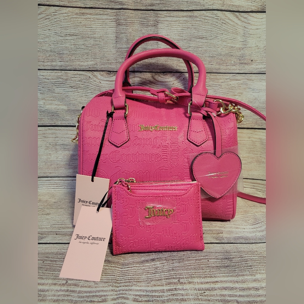 Juicy Couture Free Love Hot Pink with matching Wallet